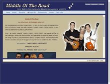 Tablet Screenshot of middle-of-the-road.de